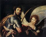 St Maurice and the Angel by Bernardo Strozzi